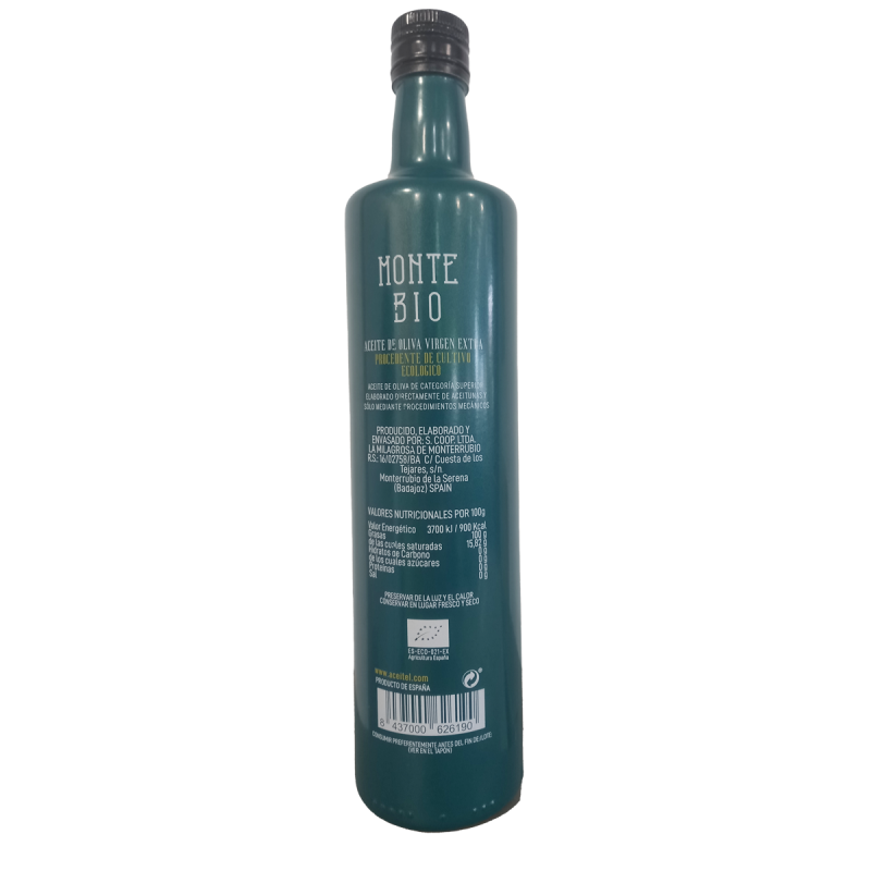 Bouteille 750 ml huile d'olive BIO