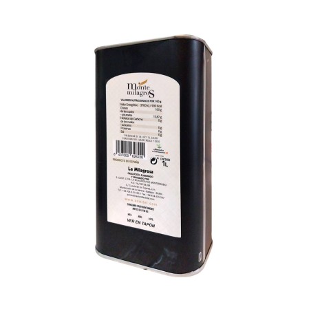 Huile d'olive en canette de 1 litre (100% Extra Vierge) 2