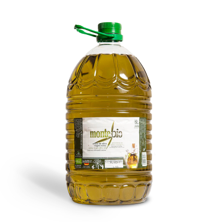Offre : 3 Bouteilles 5 Litres Montebio (bio) – huile d'olive bio d'Estrémadure, achat en ligne – Aceitel 2