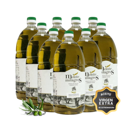 Comprar Aceite de Oliva Virgen Extra Monterrubio Botella 2 Litros Montemilagros