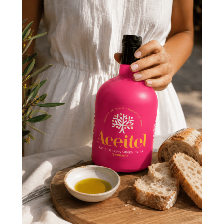 Bouteille huile d'olive AOP 750ml Aceitel
