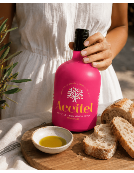 Bouteille huile d'olive AOP 750ml Aceitel
