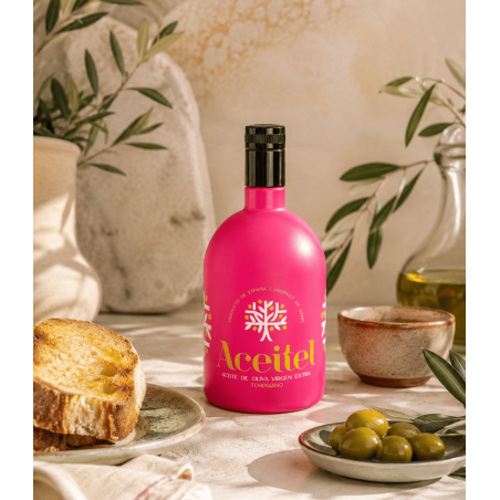 Bouteille huile d'olive AOP 750ml Aceitel