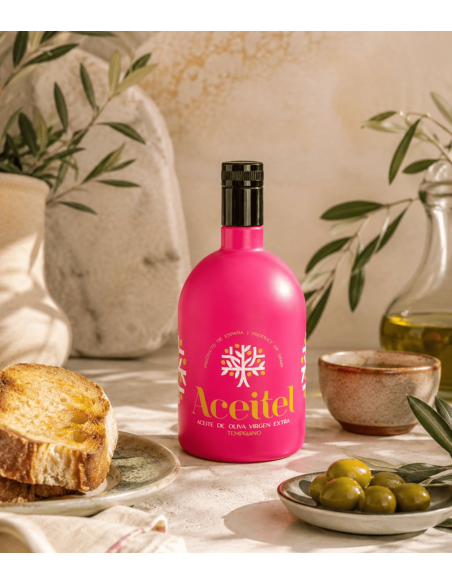 Bouteille huile d'olive AOP 750ml Aceitel