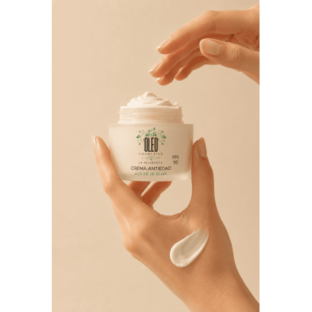 CREMA ANTIEDAD ACEITE DE OLIVA 50 ML OLEO COSMETICS LA MILAGROSA 2