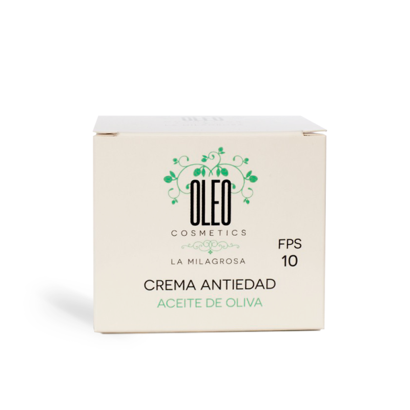 CREMA ANTIEDAD ACEITE DE OLIVA 50 ML OLEO COSMETICS LA MILAGROSA