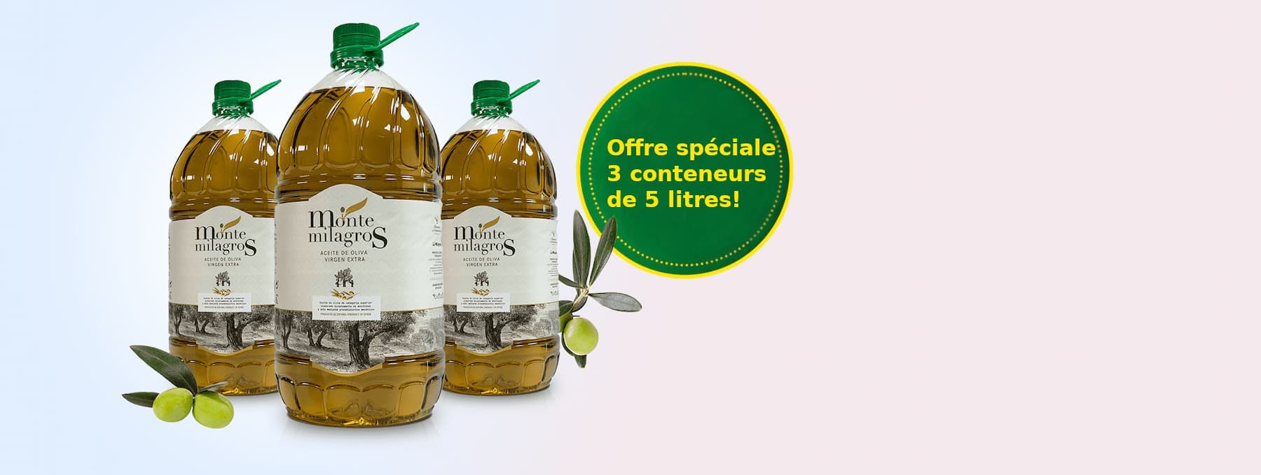 Offre Huile d'Olive Extra Vierge