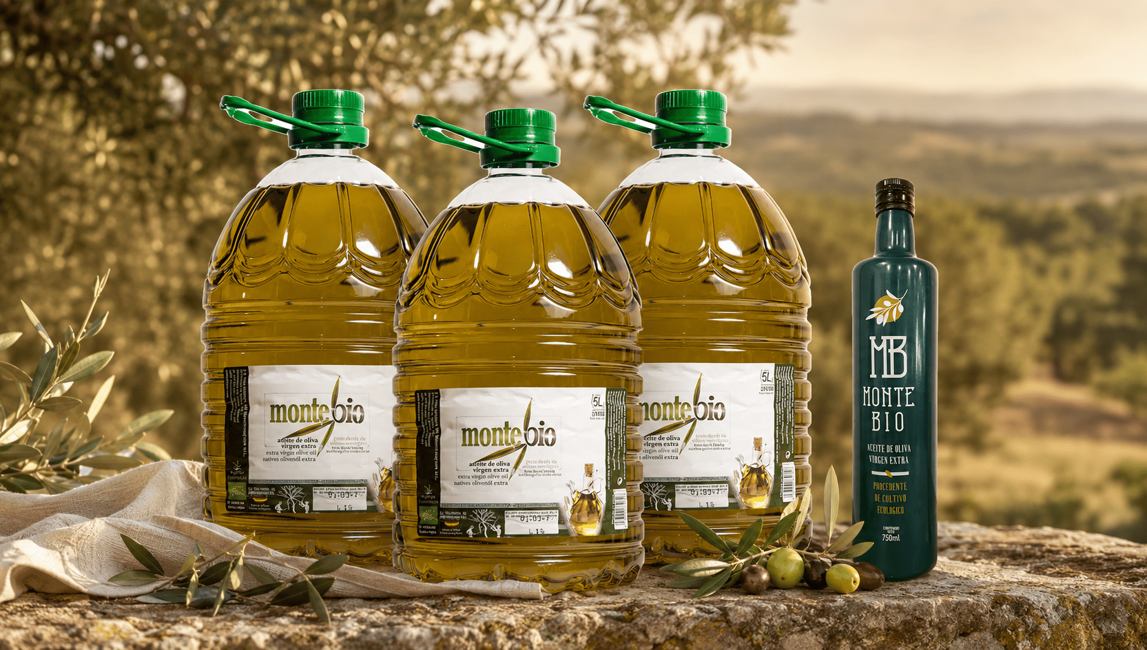 Comprar aceite de oliva ecológico directo del productor en la tienda online de la cooperativa.